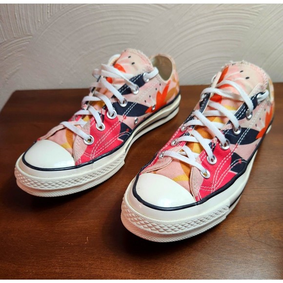 Converse Chuck 70 Floral Print Sz 8 Seldom Worn Clean 568376C Shoes Sneakers - Picture 3 of 11